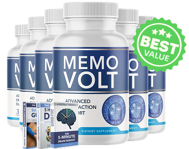 What is Memovolt – six bottle package of the dual-action brain support supplement